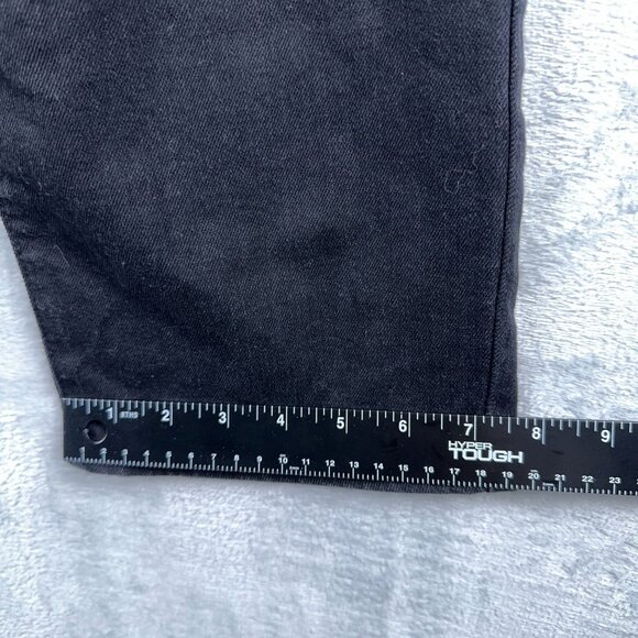 Old Navy Straight Cropped Jeans Wow Loose High Rise Womens Black Size 12 - Picture 11 of 12